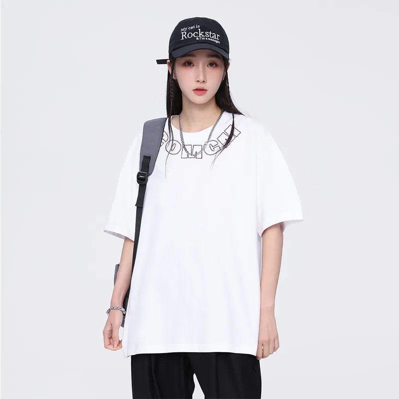 COMGM Drop Shoulder Sleeve T Shirt Women's-5