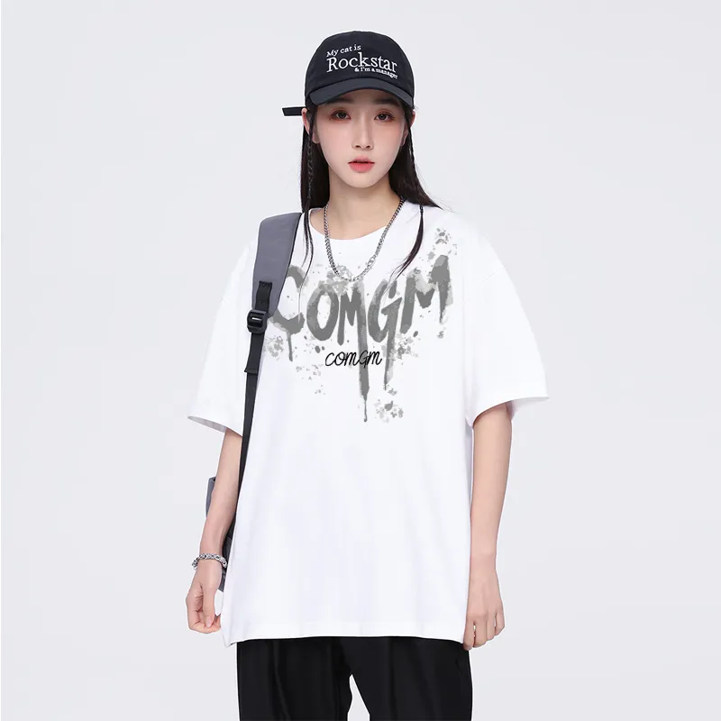 COMGM Drop Shoulder Sleeve T Shirt Women's-6
