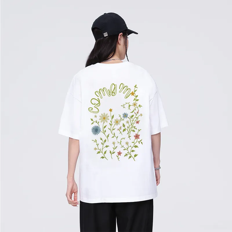 COMGM Drop Shoulder Sleeve T Shirt Women's-7