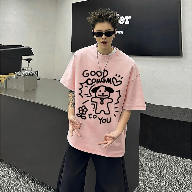 COMGM Drop Shoulder Sleeve T Shirt Unisex-10