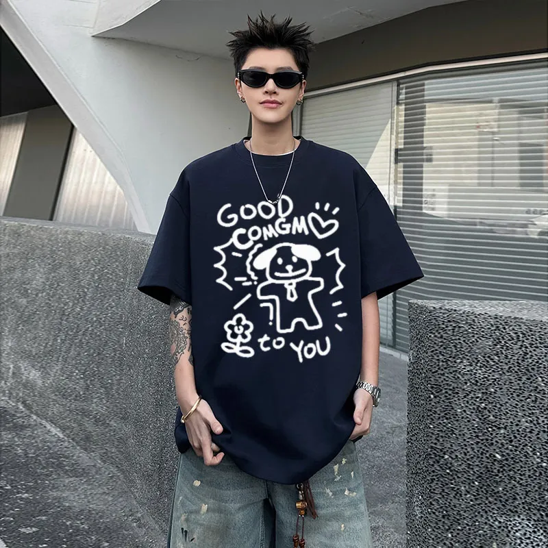 COMGM Drop Shoulder Sleeve T Shirt Unisex-25