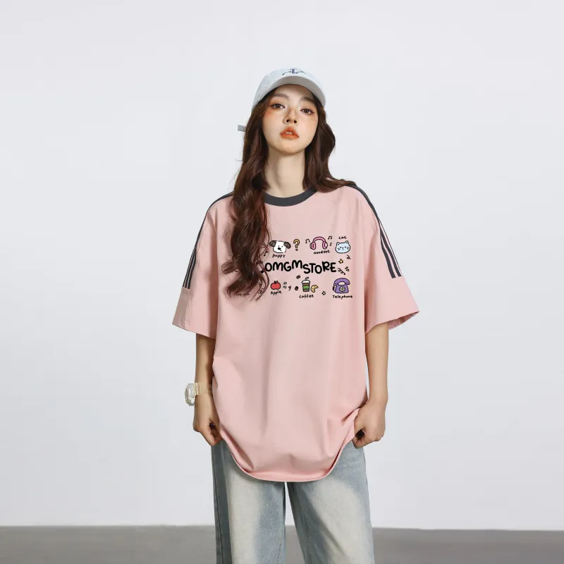 COMGM Raglan Sleeve T Shirt Women's-9