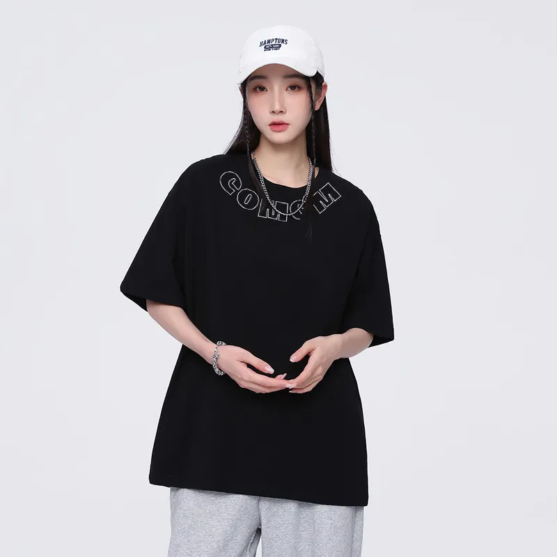 COMGM Drop Shoulder Sleeve T Shirt Women's-2