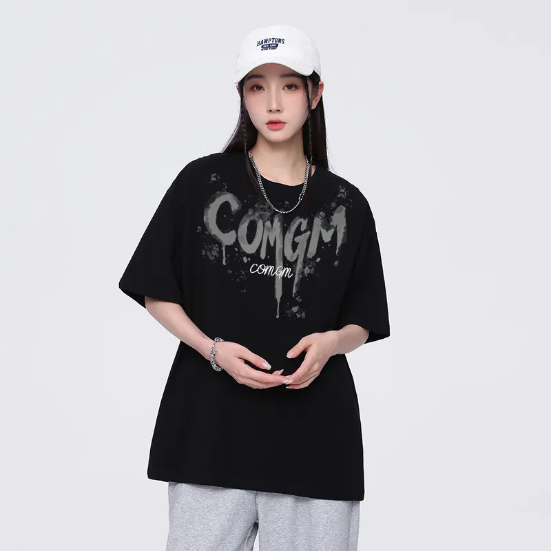 COMGM Drop Shoulder Sleeve T Shirt Women's-2