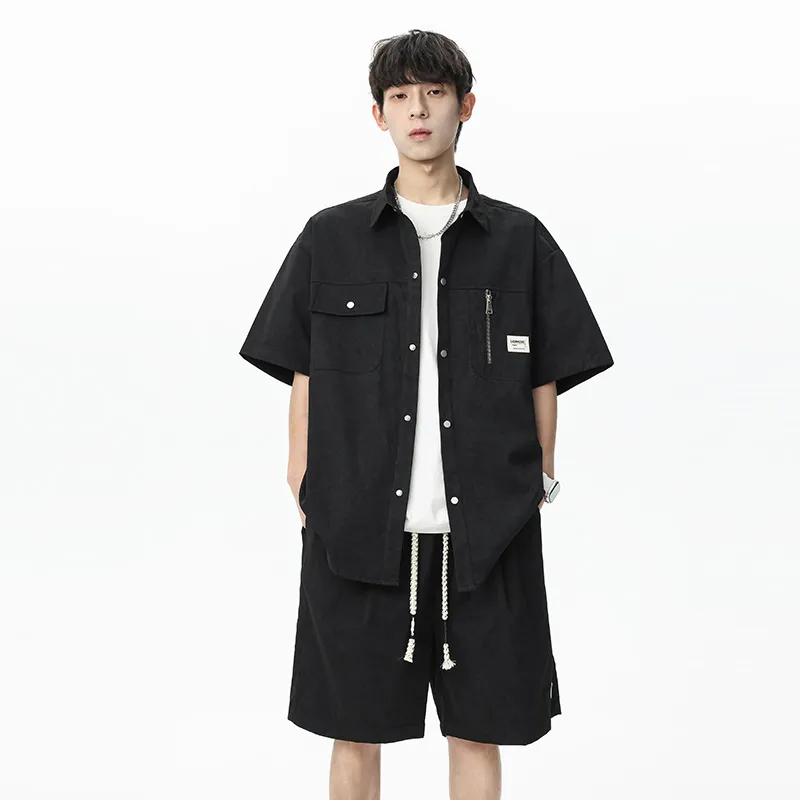 COMGM Shirt Matching Sets Men-3