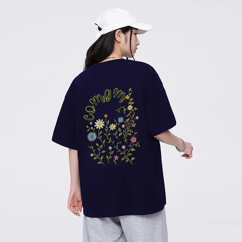 COMGM Drop Shoulder Sleeve T Shirt Women's-11