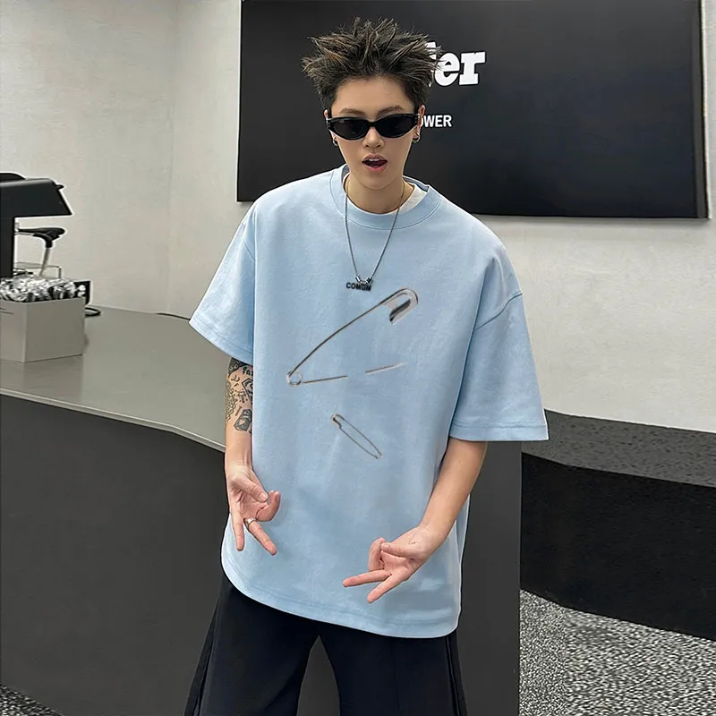 COMGM Drop Shoulder Sleeve T Shirt Unisex-19