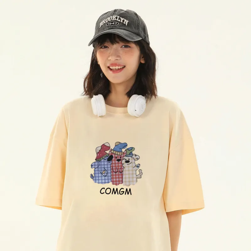 COMGM Drop Shoulder Sleeve T Shirt Women's-7