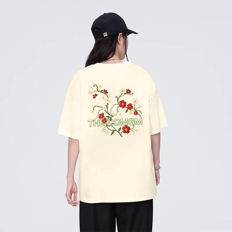 COMGM Drop Shoulder Sleeve T Shirt Women's-21