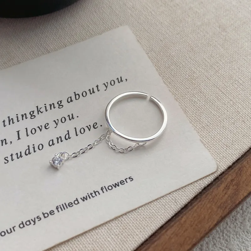 Happy Tide S925 Silver Rings Women's-4