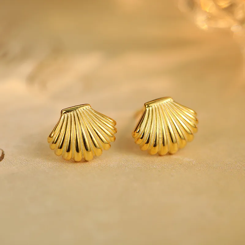 Happy Tide S925 Silver Stud Earrings Women's-2