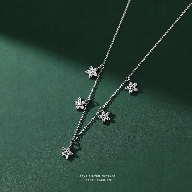 Happy Tide S925 Silver Necklaces Women's-4