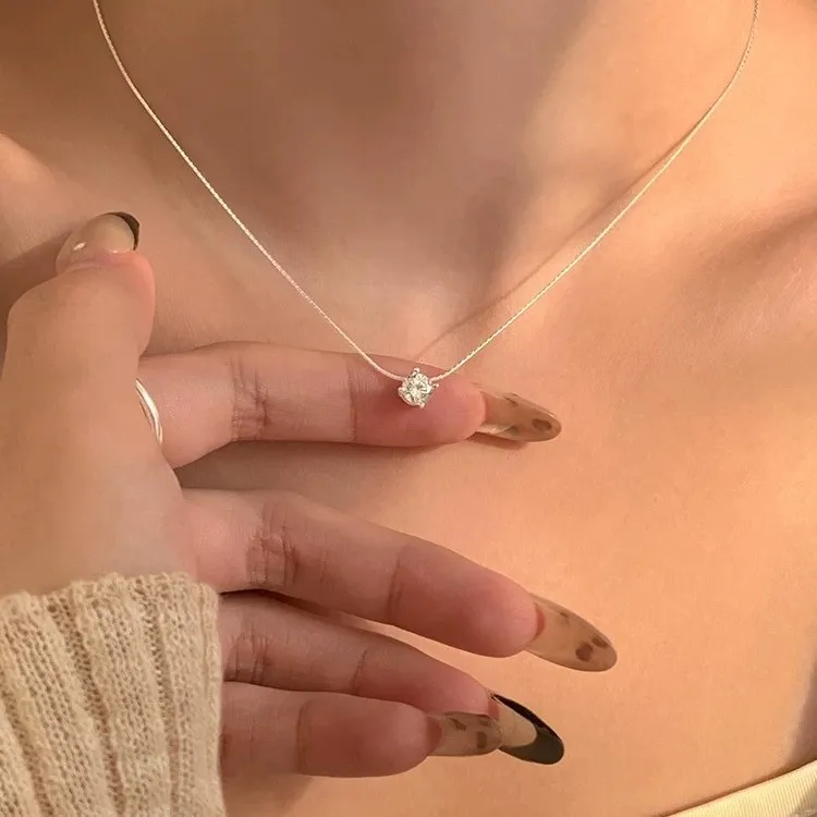 Happy Tide S925 Silver Necklaces Women's-2