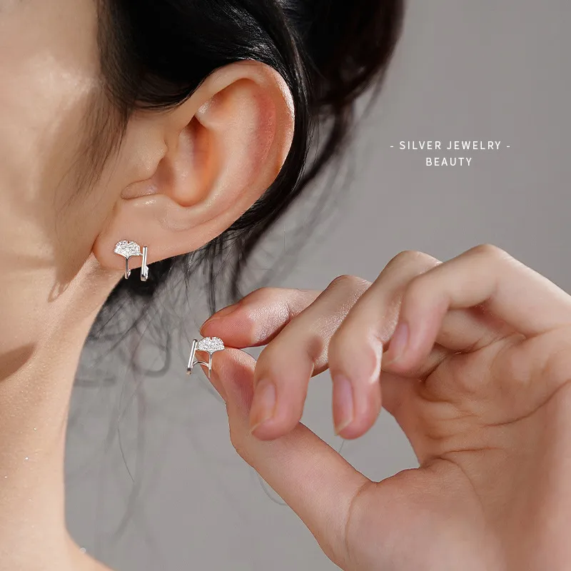 Happy Tide S925 Silver Earrings Women's-1