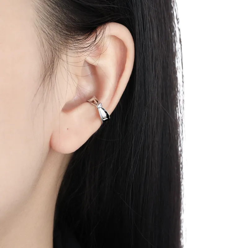 Happy Tide S925 Silver Clip On Earrings Women's-1