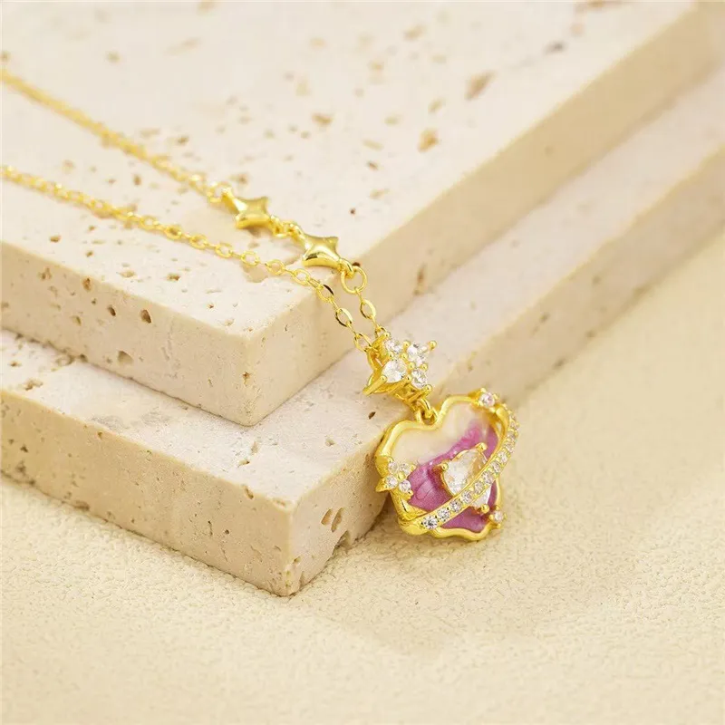 Happy Tide S999 Fine Silver Necklaces Women's-1
