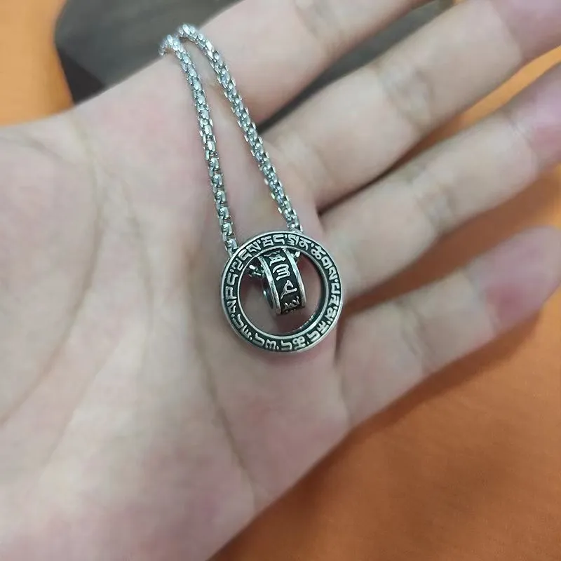 Happy Tide Titanium Steel Necklaces Women's-3