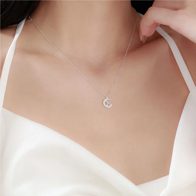 Happy Tide S999 Fine Silver Necklaces Women's-1
