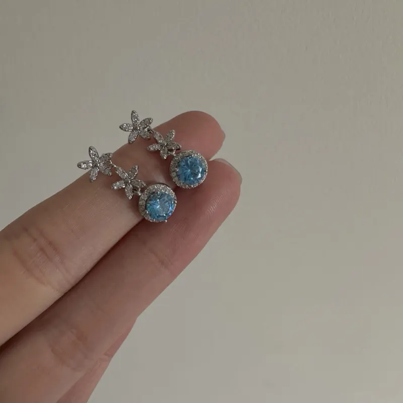Happy Tide S925 Silver Earrings Women's-3