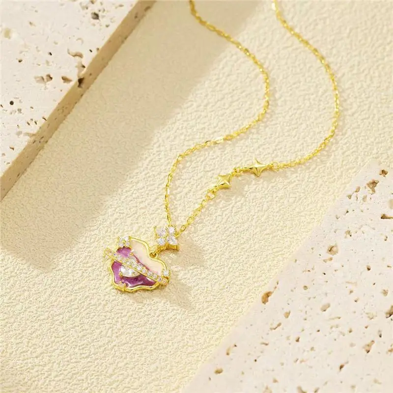 Happy Tide S999 Fine Silver Necklaces Women's-2