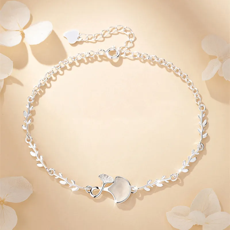 Happy Tide S990 Sterling Silver Bracelets Women's Silver-1