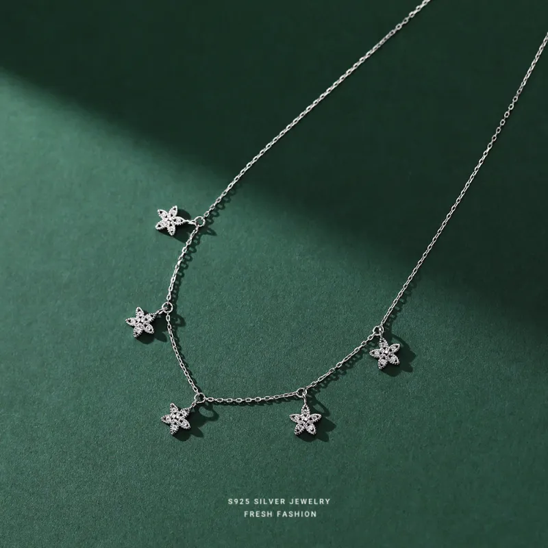 Happy Tide S925 Silver Necklaces Women's-3