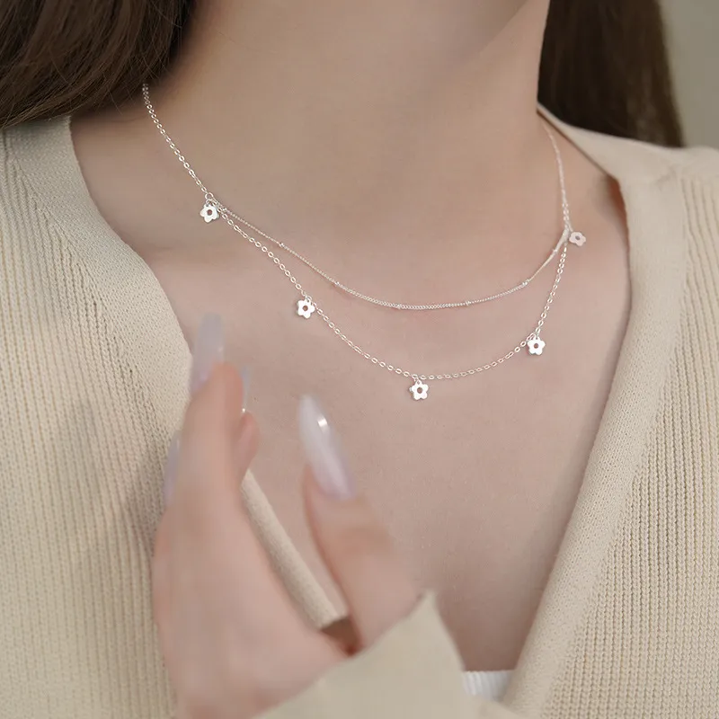 Happy Tide S925 Silver Necklaces Women's-2