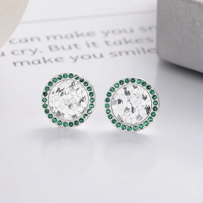 Happy Tide S925 Silver Stud Earrings Women's-3