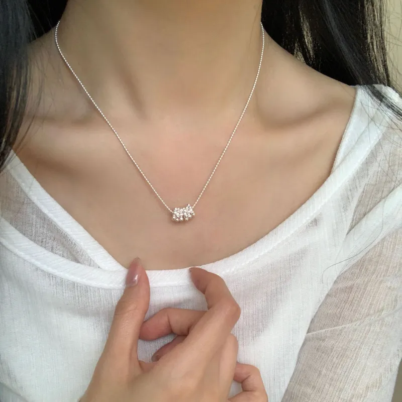 Happy Tide S925 Silver Necklaces Women's-2