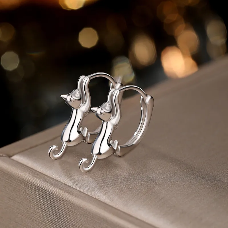 Happy Tide S925 Silver Earrings Women's-4