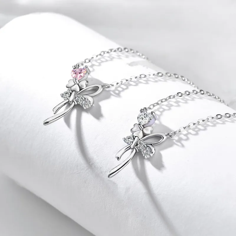 Happy Tide S925 Silver Necklaces Women's-4