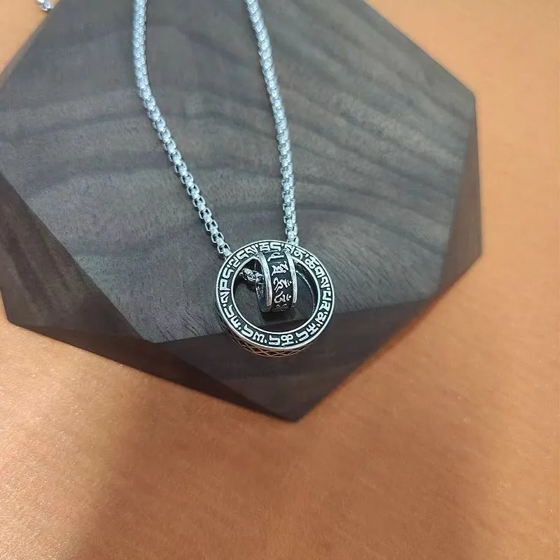 Happy Tide Titanium Steel Necklaces Women's-4