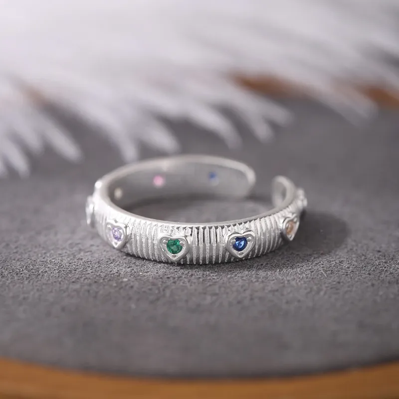 Happy Tide S925 Silver Rings Women's-4