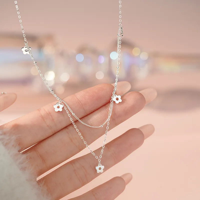 Happy Tide S925 Silver Necklaces Women's-3
