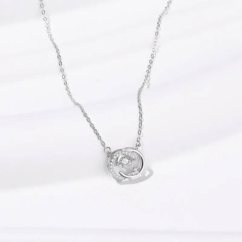 Happy Tide S925 Silver Necklaces Women's-1