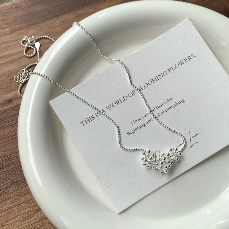 Happy Tide S925 Silver Necklaces Women's-4