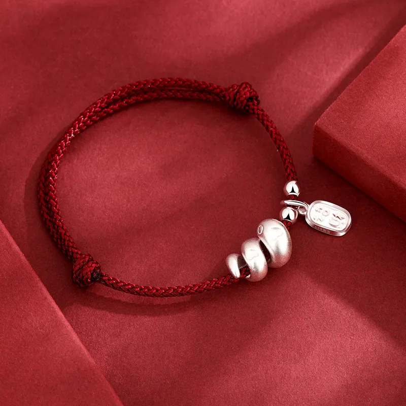 Happy Tide S999 Fine Silver Bracelets Unisex-3