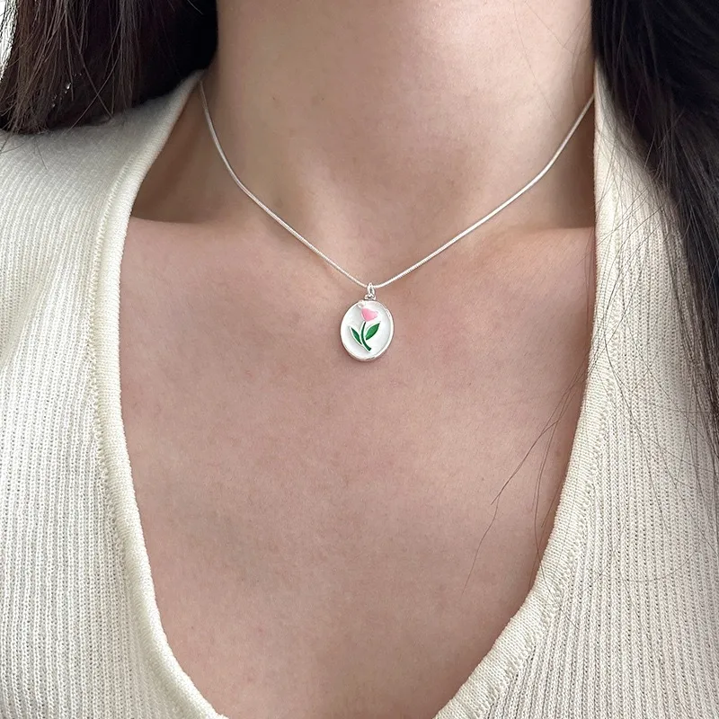 Happy Tide S925 Silver Necklaces Women's-1