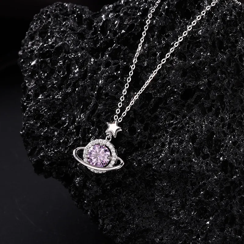Happy Tide S925 Silver Necklaces Women's-3