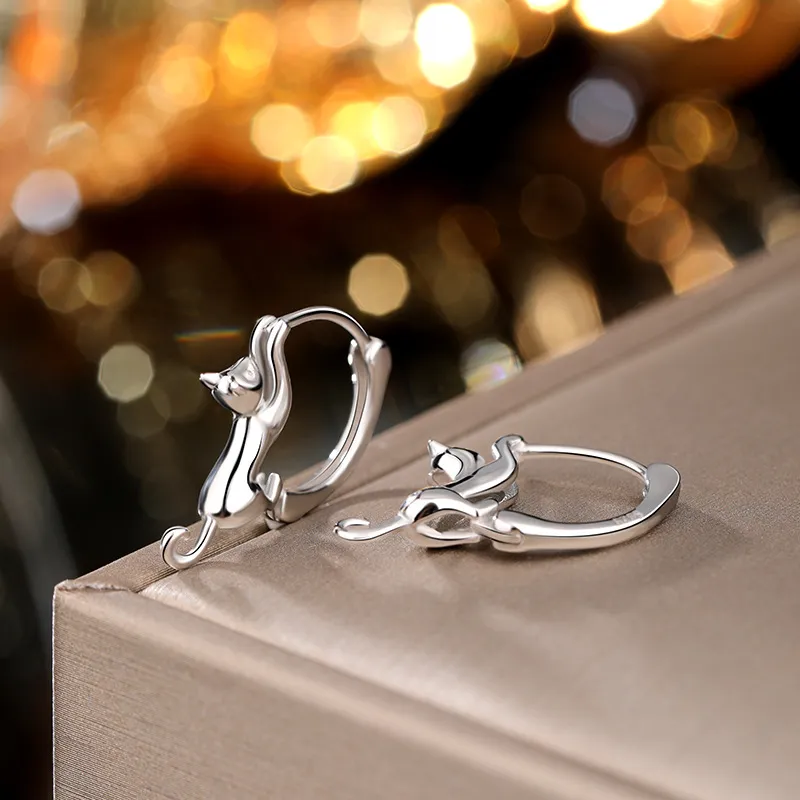 Happy Tide S925 Silver Earrings Women's-3