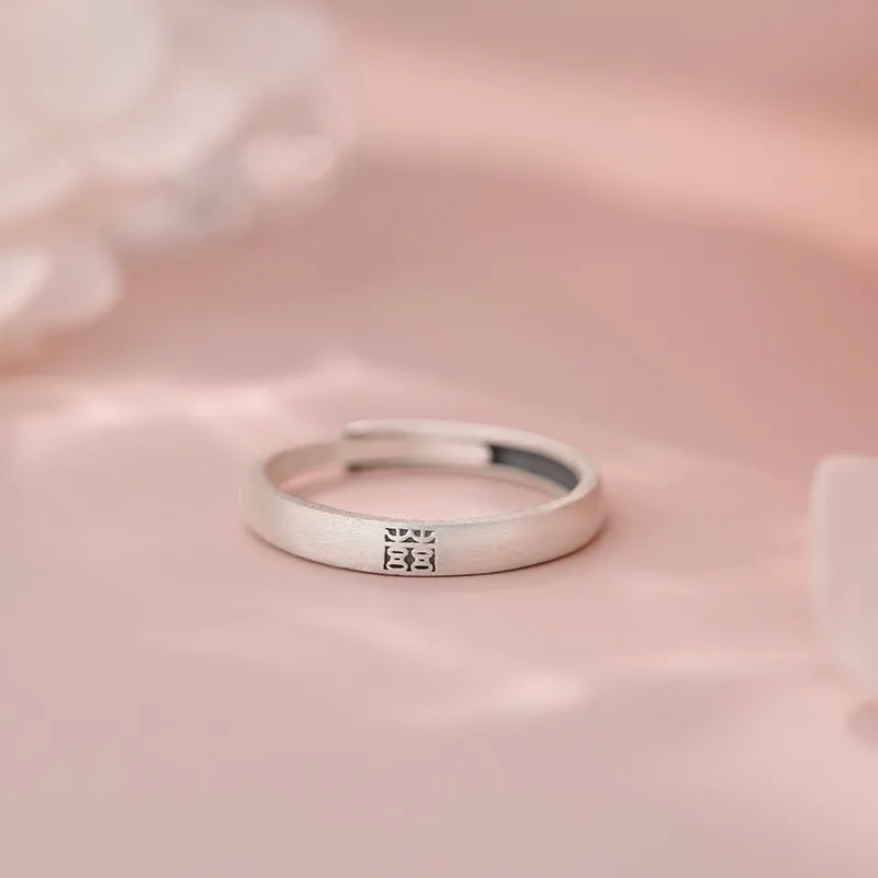 Happy Tide S999 Fine Silver Rings Unisex-5