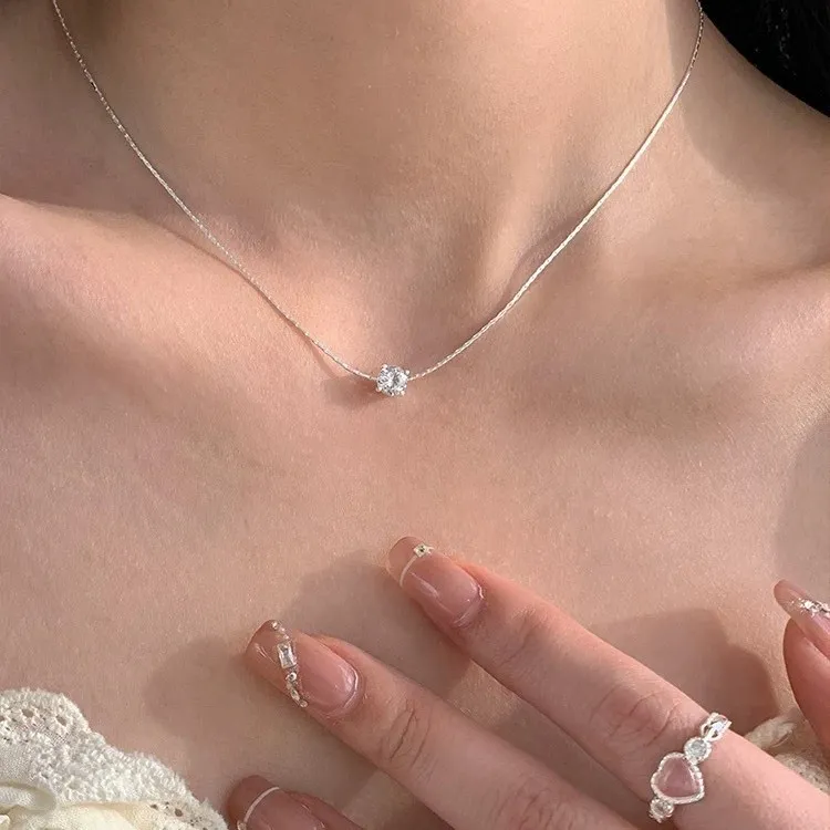 Happy Tide S925 Silver Necklaces Women's-1