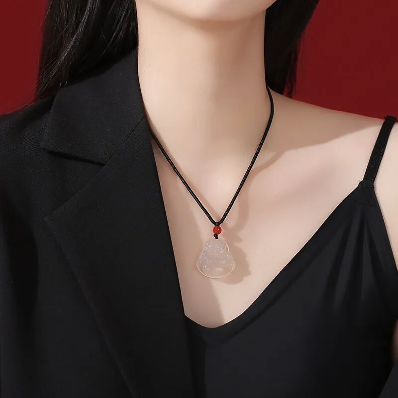 Happy Tide Chalcedony Necklaces Women's-1