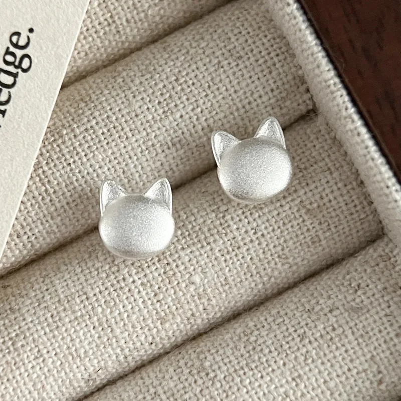 Happy Tide S925 Silver Stud Earrings Women's-3