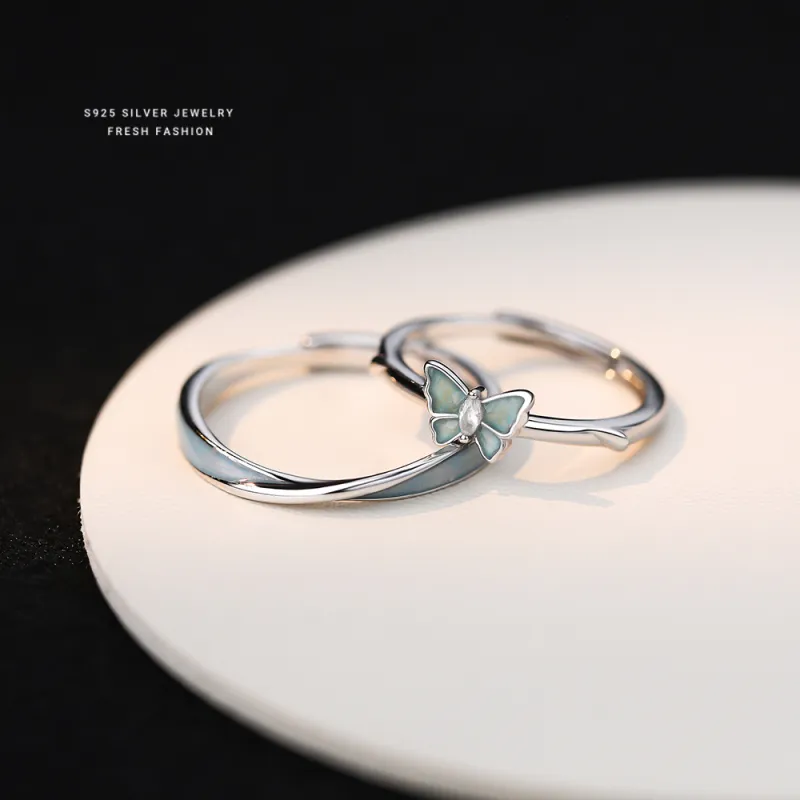Happy Tide S925 Silver Rings Unisex-1