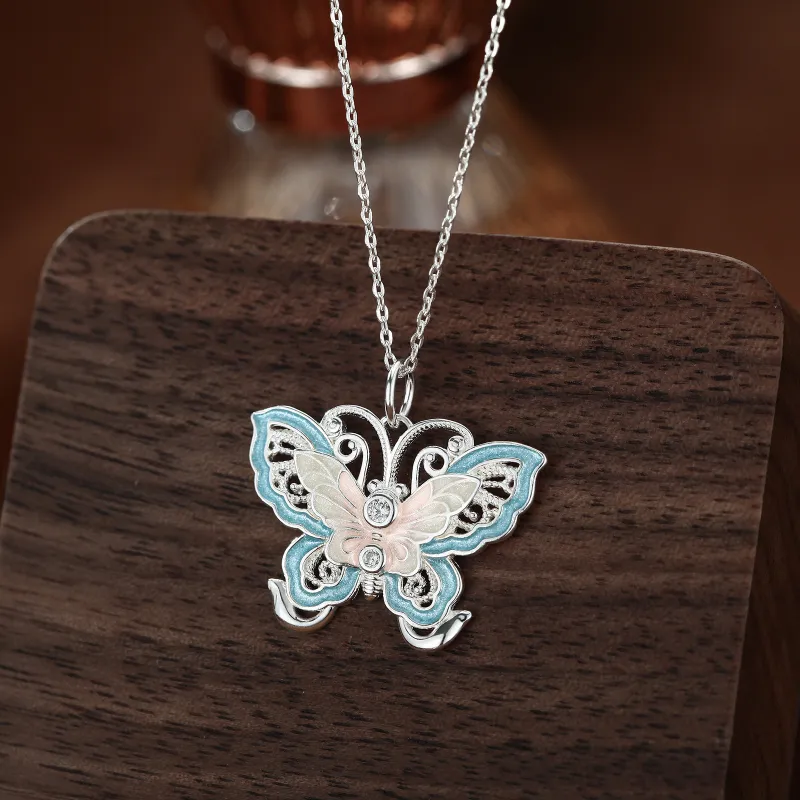 Happy Tide S999 Fine Silver Necklaces Women's-4