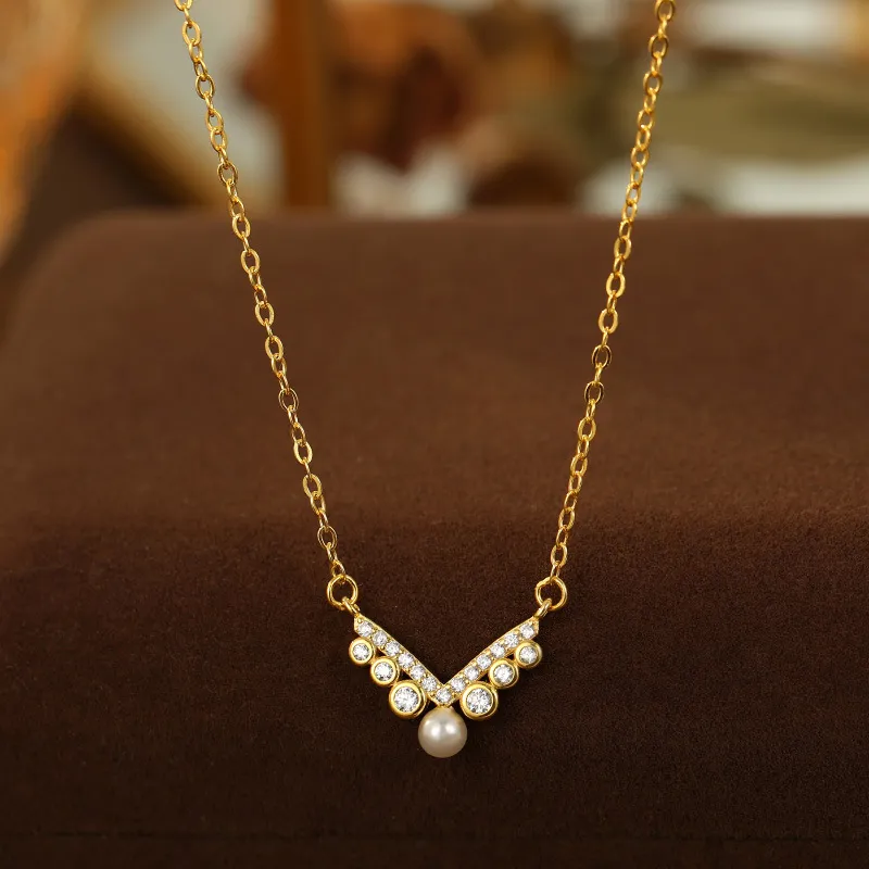 Happy Tide S925 Silver Necklaces Women's-2
