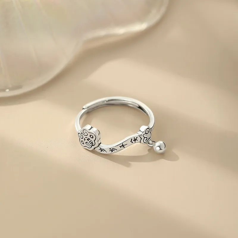 Happy Tide S999 Fine Silver Rings Women's-4