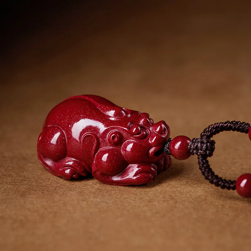 Happy Tide Cinnabar Necklaces Women's-3