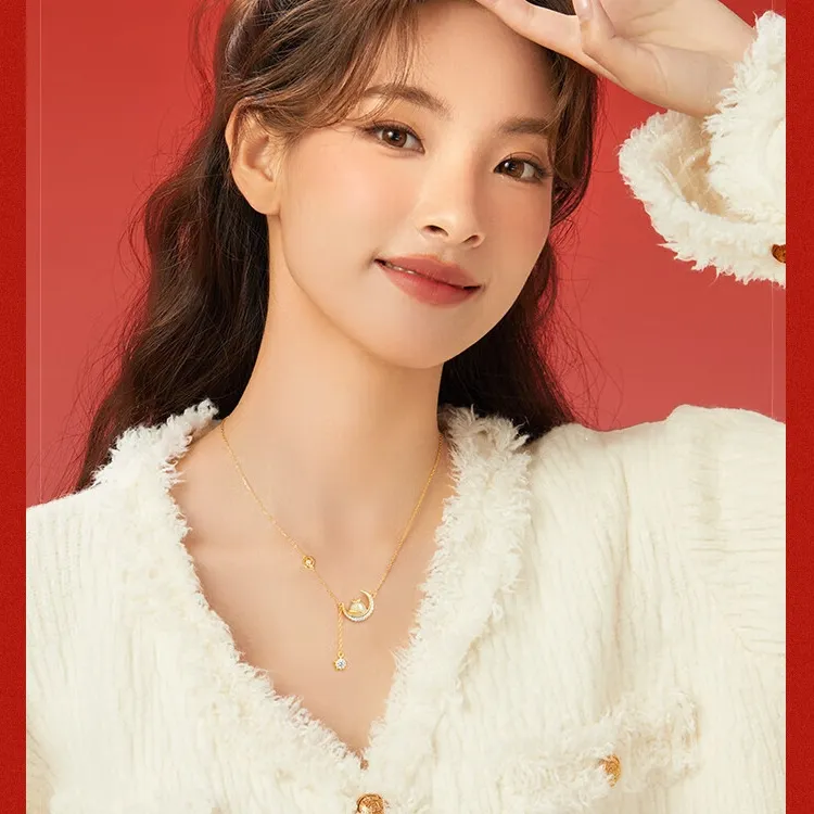 Happy Tide S925 Silver Necklaces Women's-3